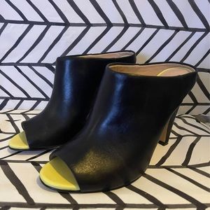 French Connection peep toe booties. Size 8.